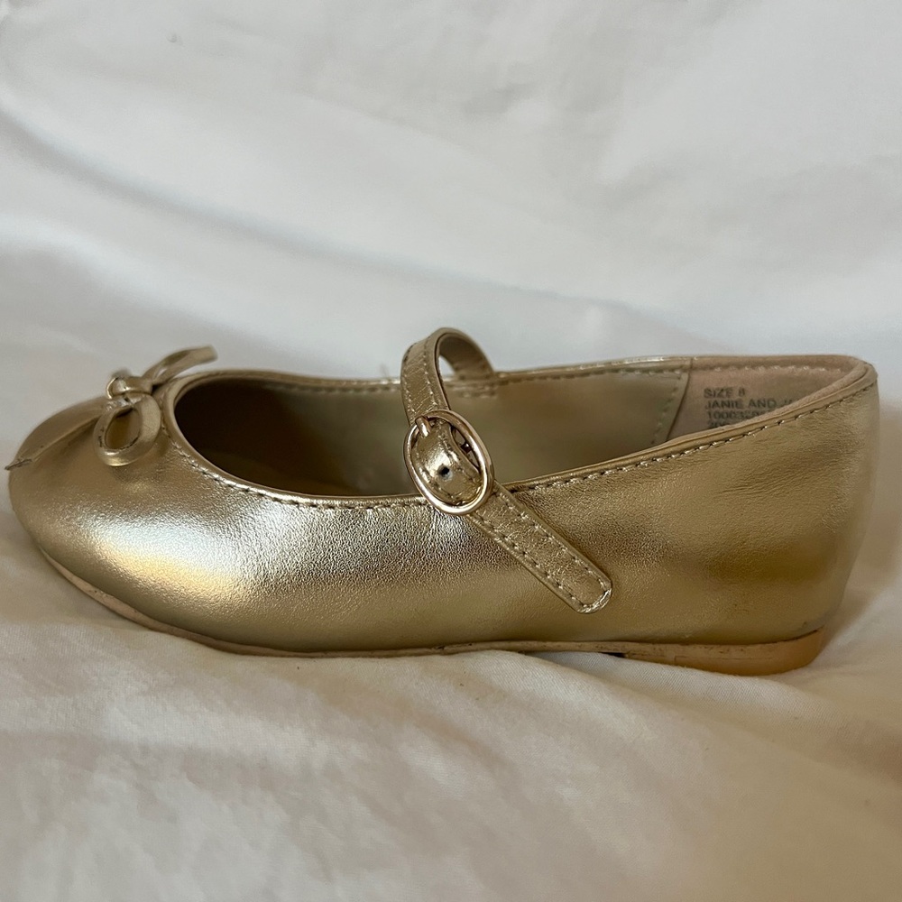 Janie and Jack Gold Dress Shoes - Picture 10 of 11